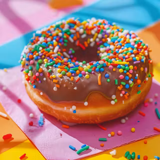 Pink donut drip wallpaper