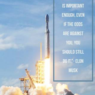Elon Musk motivation wallpaper