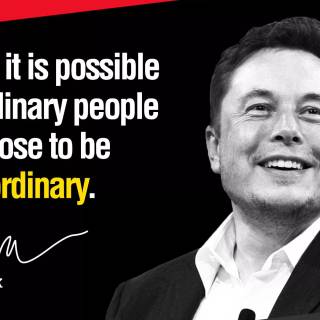 Elon Musk motivation wallpaper