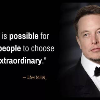 Elon Musk motivation wallpaper