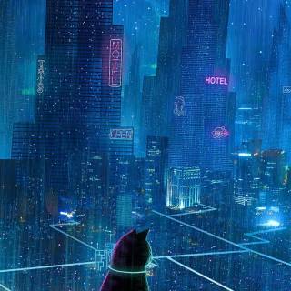 Cyberpunk portrait wallpaper