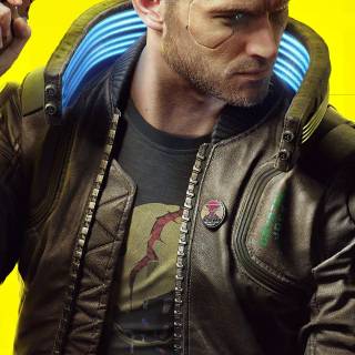 Cyberpunk portrait wallpaper