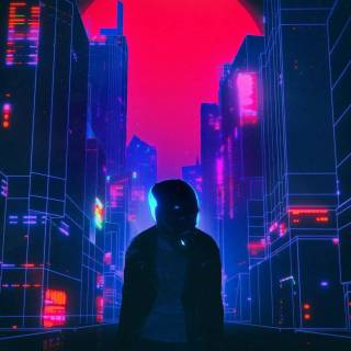 Cyberpunk portrait wallpaper