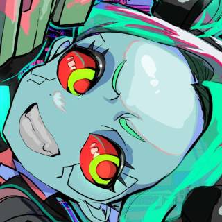 Cyberpunk portrait wallpaper