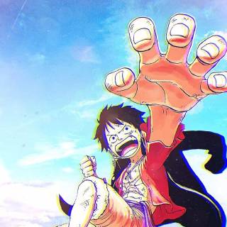 Luffy landscape wallpaper