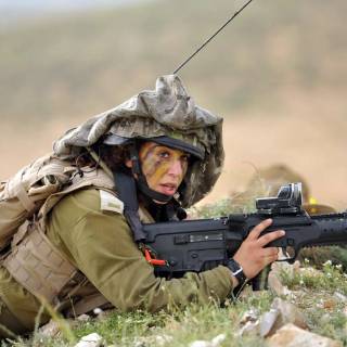 Military woman wallpaper