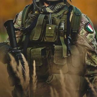 Military woman wallpaper