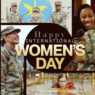 Military woman wallpaper