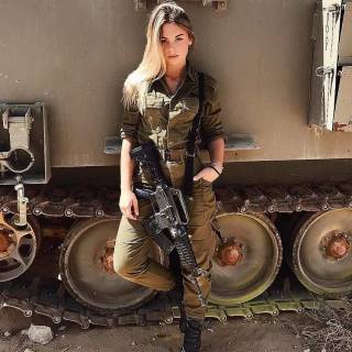 Military woman wallpaper