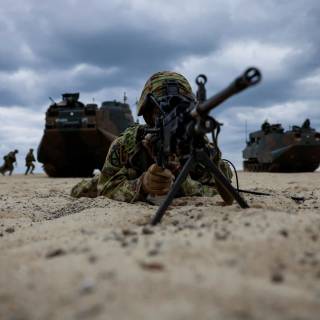 Military woman wallpaper