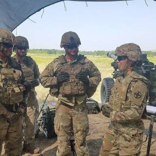 Military woman wallpaper