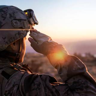 Military woman wallpaper