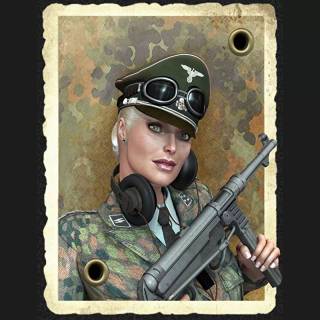 Military woman wallpaper