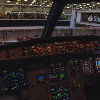 Airbus A320 cockpit wallpaper