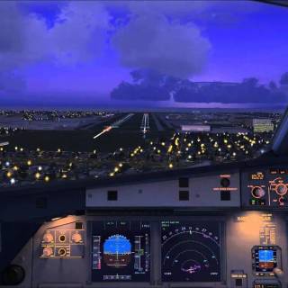 Airbus A320 cockpit wallpaper