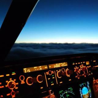 Airbus A320 cockpit wallpaper