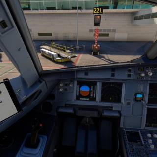 Airbus A320 cockpit wallpaper