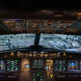 Airbus A320 cockpit wallpaper