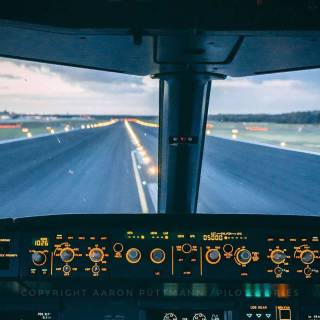 Airbus A320 cockpit wallpaper