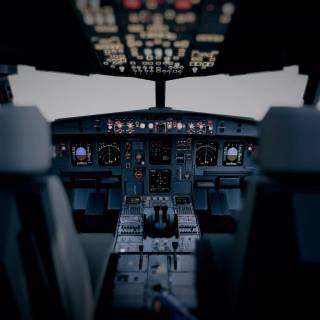 Airbus A320 cockpit wallpaper