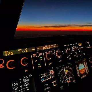 Airbus A320 cockpit wallpaper