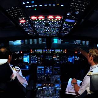 Airbus A320 cockpit wallpaper