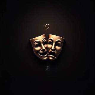 Theatre mask wallpaper