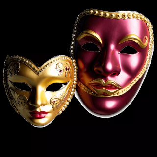 Theatre mask wallpaper