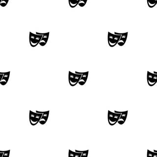 Theatre mask wallpaper