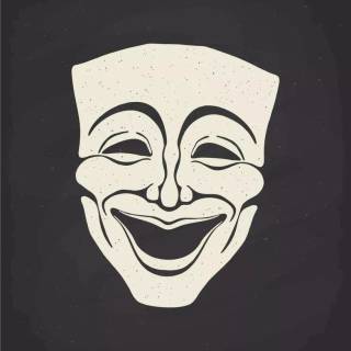 Theatre mask wallpaper