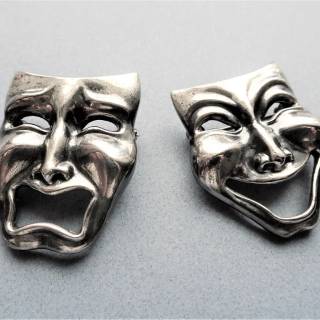 Theatre mask wallpaper