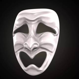 Theatre mask wallpaper