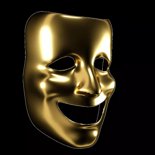 Theatre mask wallpaper