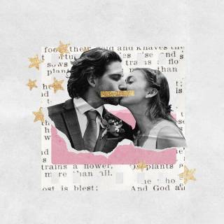 Aesthetic kiss wallpaper