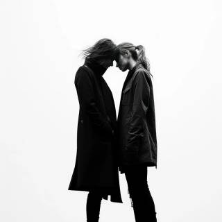 Aesthetic kiss wallpaper