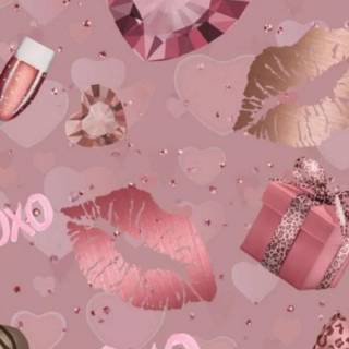 Aesthetic kiss wallpaper