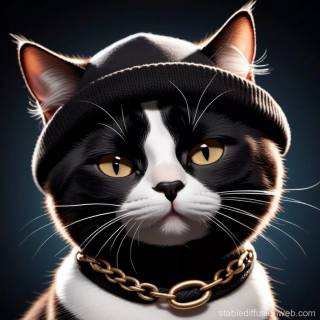 Smoking cat wallpaper