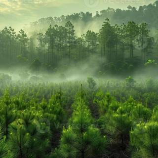 Afforestation wallpaper