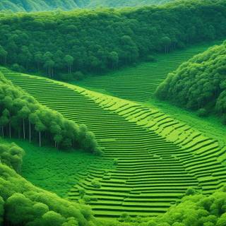 Afforestation wallpaper