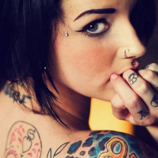 Tattoo woman wallpaper
