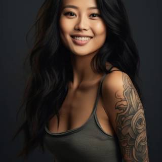 Tattoo woman wallpaper