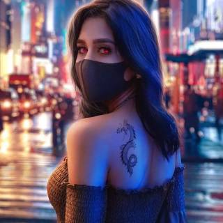 Tattoo woman wallpaper