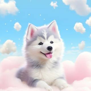 Anime husky wallpaper