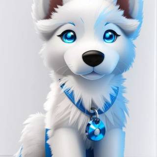 Anime husky wallpaper