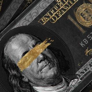 Black dollar wallpaper