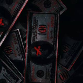 Black dollar wallpaper