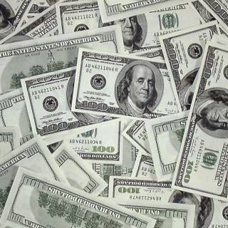 Money green wallpaper