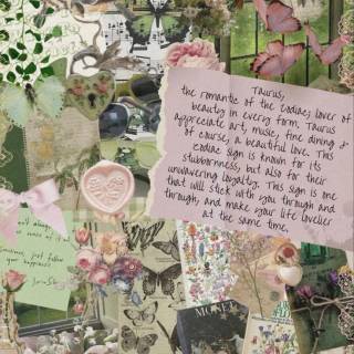 Taurus collage wallpaper