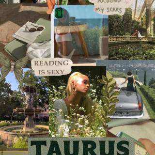 Taurus collage wallpaper