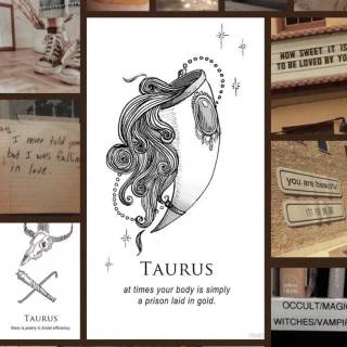 Taurus collage wallpaper